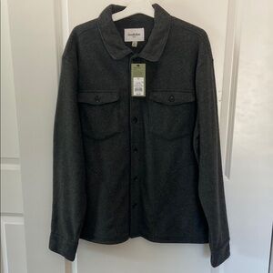 NWT Goodfellow & Co Men’s Gray Lightweight Button Front Casual Jacket